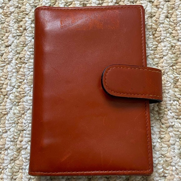Michael Rome Other - MICHAEL ROME FOR M. FINE | Vintage Leather Mini Planner Wallet